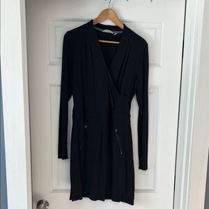 Athleta Black Long Sleeve Dress